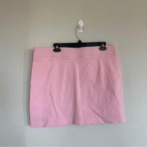 Crown & Ivy Pinstriped Pink & White Skort Size 16